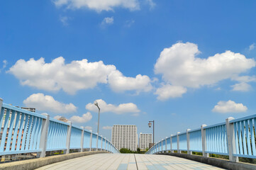 青空に浮かぶ白い雲