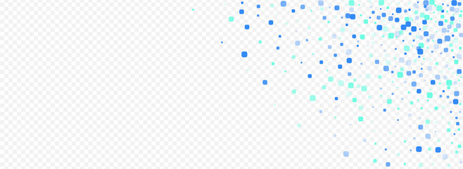 Blue Cell Decoration Panoramic Vector Transparent 