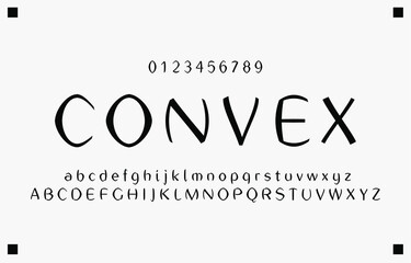 Abstract alphabet letters font and number. Classic Lettering Monochrome Design. Typography fonts regular uppercase and lowercase. Vector illustration eps10