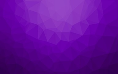 Obraz premium Light Purple vector shining triangular background.
