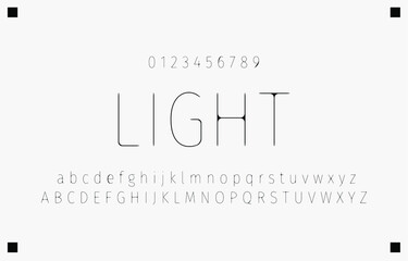 Abstract alphabet letters font and number. Classic Lettering Monochrome Design. Typography fonts regular uppercase and lowercase. Vector illustration eps10