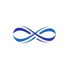 Fototapeta premium Infinity Design Vector icon illustration Logo template design