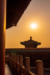 The tower of the fragrant buddha in the Summer Palace, Beijing, China.