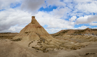 Paisaje semidesértico del Parque Natural , Reserva de la Biosfera 
Castildetierra 