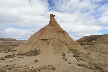 Paisaje semidesértico del Parque Natural , Reserva de la Biosfera 
Castildetierra 