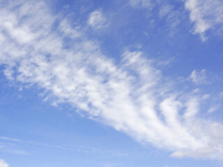 Fototapeta premium スジ雲と青空