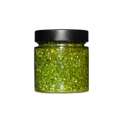 Italian pesto sauce with hemp seeds