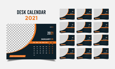 Desk calendar 2021
