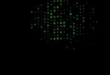 Dark Green vector pattern in square style.