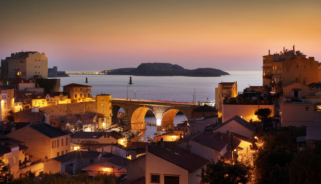 Marseille city, Vallon des Auffes, France
