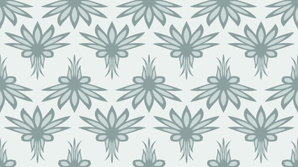 seamless ornamental vector patterns white and grey abstract flowers