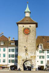 Fototapeta premium Bieltor Gate in Solothurn of Switzerland