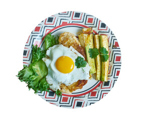 Milanesa a caballo