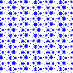 Seamless pattern in dark purple color on white background. can be used for wrapping paper, wallpaper, business cards, websites etc.