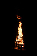 Funkenfeuer, Allgäuer Brauch