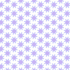 Seamless pattern in light purple on white background. can be used for wrapping paper, websites, wallpapers etc.