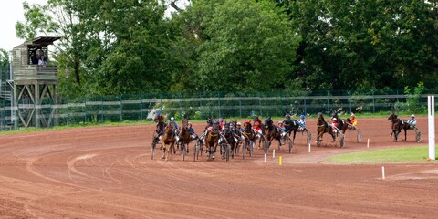 horse racing hippodrome of feurs
