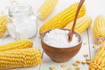 Starch and corn cob