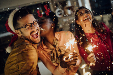 Fun on New Year's Eve with closest friends!