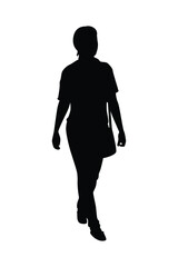 A girl silhouette vector	