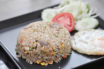 stir fried rice or fried rice with egg