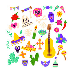 Dia De Los Muertos Objects