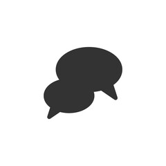 Speech bubble icon. Chat symbol modern, simple, vector, icon for website design, mobile app, ui. Vector Illustration
