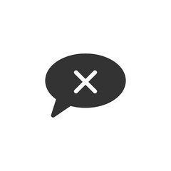 Speech bubble icon. Chat symbol modern, simple, vector, icon for website design, mobile app, ui. Vector Illustration