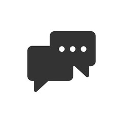 Speech bubble icon. Chat symbol modern, simple, vector, icon for website design, mobile app, ui. Vector Illustration