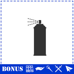 Spray icon flat