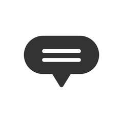 Speech bubble icon. Chat symbol modern, simple, vector, icon for website design, mobile app, ui. Vector Illustration