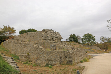 Roman remains at Alba-la-Romaine, France	