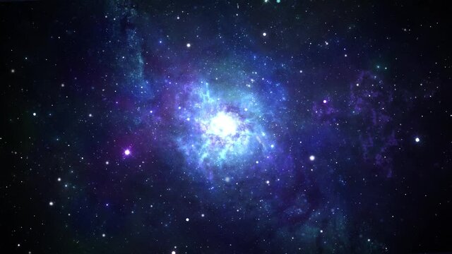 4k 3D Nebula Galaxy, Flight through Universe, Interstellar space travel, Traveling through Cosmos, nasa Loop background. stars, space, planets. for Titles, Intro, Logo Reveal, Effect, Style and Scene.