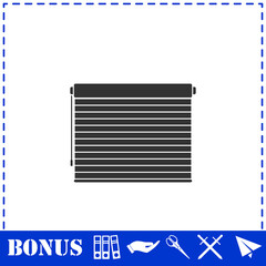 Blinds icon flat