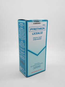 Pyrethrines shampoo formula box in Manila, Philippines