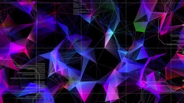 Data processing over grid lines against plexus networks