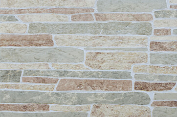 Stone wall texture background natural color
