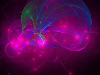 Imaginatory fractal background Image