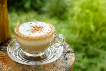 Cappucino in the Garden