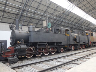 Fototapeta na wymiar Locomotive en Italie.
