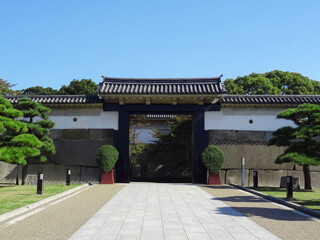 Fototapeta premium 大阪城大手門