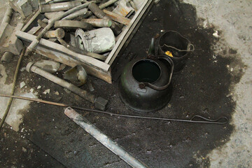 iron objects located on the territory of a plant for the production of iron steel and cast iron at a metal foundry or metal rolling plant
