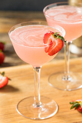 Refreshing Boozy Strawberry Daiquiri