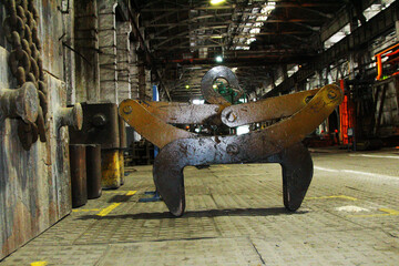 iron objects located on the territory of a plant for the production of iron steel and cast iron at a metal foundry or metal rolling plant