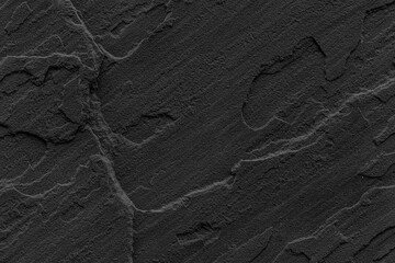Dark grey black slate background or texture. Black granite slabs background