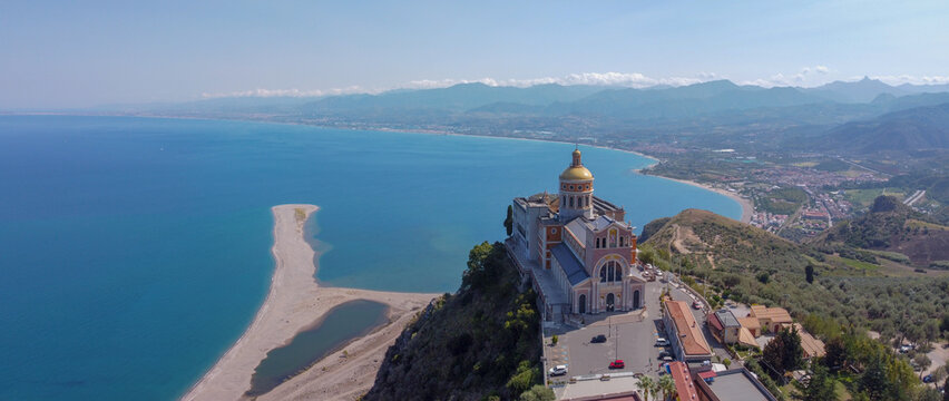 aerial view from tindari church 