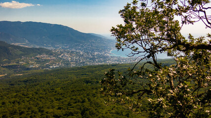 Landscape with mountains