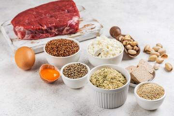 Food rich of amino acids