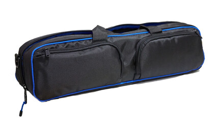tripod bag in zippet cylindical design on white background