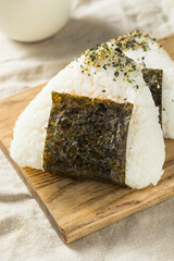 Homemade Japanese Tuna Mayo Onigiri Rice Balls